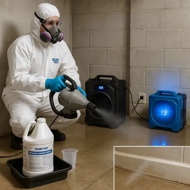Sanitization and Odor Removal process in Fall City, WA